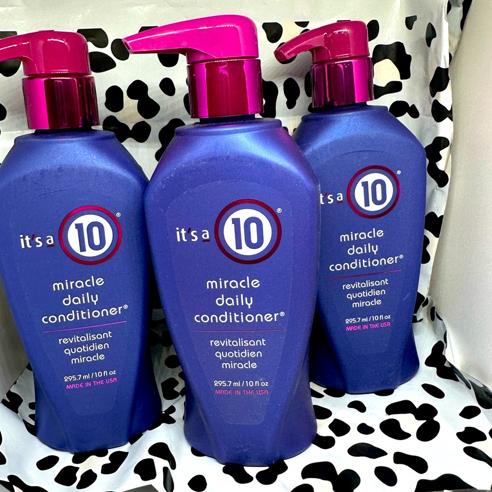 It’s a 10 miracle daily conditioner
Each $20 2- $38 3- $55
